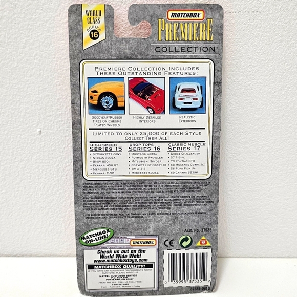MATCHBOX Premiere Drop Tops Collection BMW Z3 Car Model - Picture 5 of 14